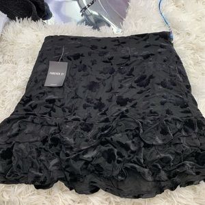 Black skirt